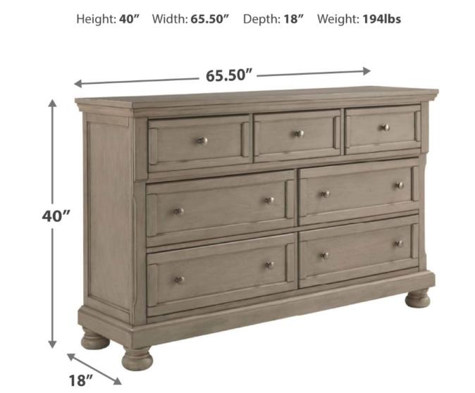 B421 - Carson LT Grey Carson King Storage Bed - B421-King
