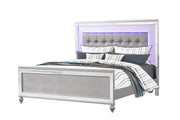 B515 - Emma Silver 4 PC (King Bed, Dresser, Mirror, Nightstand) - B515-King-4PC