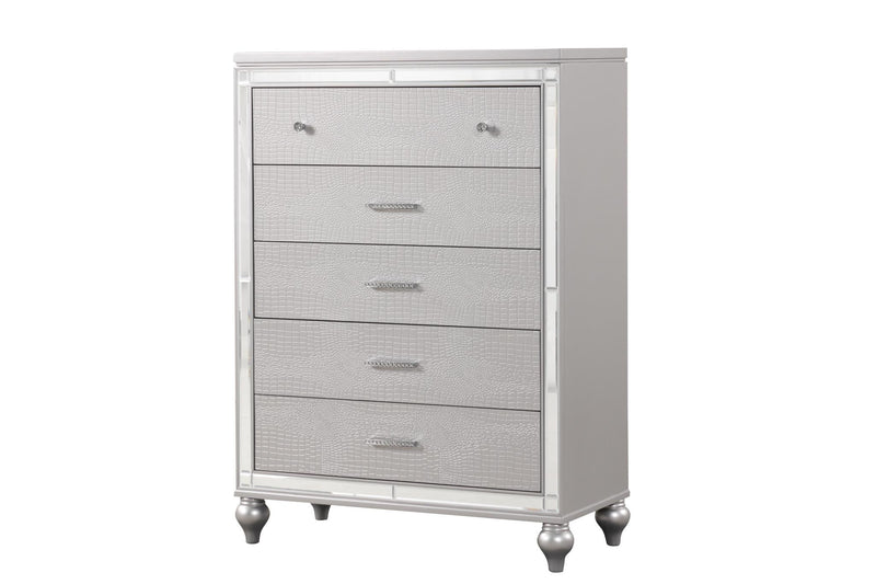 B515 - Emma Silver King Bed - B515-King