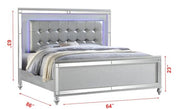 B515 - Emma Silver NIGHTSTAND - B515-3
