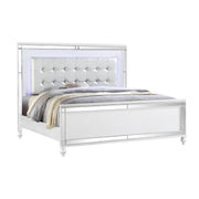 B516 - Emma White 3 PC (King Bed, Dresser, Mirror) - B516-King-3PC