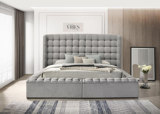 B801 - Versaley Grey King Grey Storage Bed - B801-Grey-King