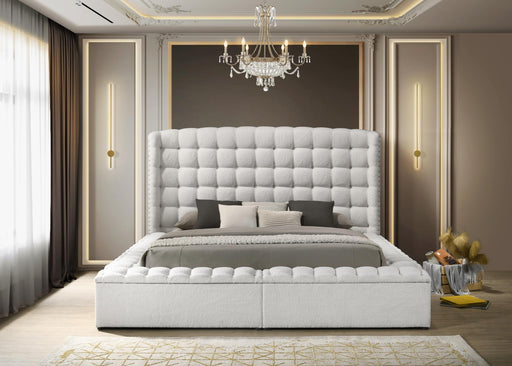 B802 - Versaley White King White Storage Bed - B802-White-King