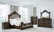 Maylee Dark Brown Upholstered Bedroom Set from Ashley - Lara Furniture
