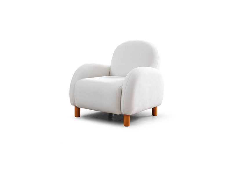 Bahama 4-pieces (2 Sofa & 2 Chair) Livingroom in White - Yellow - 200-ELIF-BAH-A180-3311