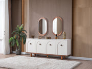 Bahama Consol With Mirror - 115-BAH-CONM