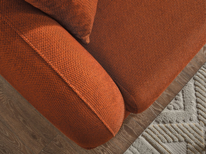 Bahama Convertible Sofa in Brick - 200-ELIF-BAH-A179-3