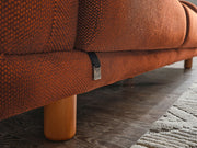 Bahama Convertible Sofa in Brick - 200-ELIF-BAH-A179-3