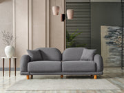 Bahama Convertible Sofa in Brick - 200-ELIF-BAH-A179-3