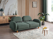 Bahama Convertible Sofa in Brick - 200-ELIF-BAH-A179-3