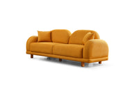 Bahama Convertible Sofa in Brick - 200-ELIF-BAH-A179-3