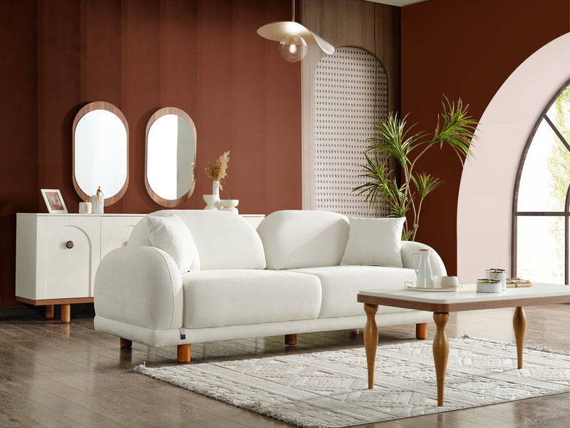 Bahama Convertible Sofa in Green - 200-ELIF-BAH-A182-3