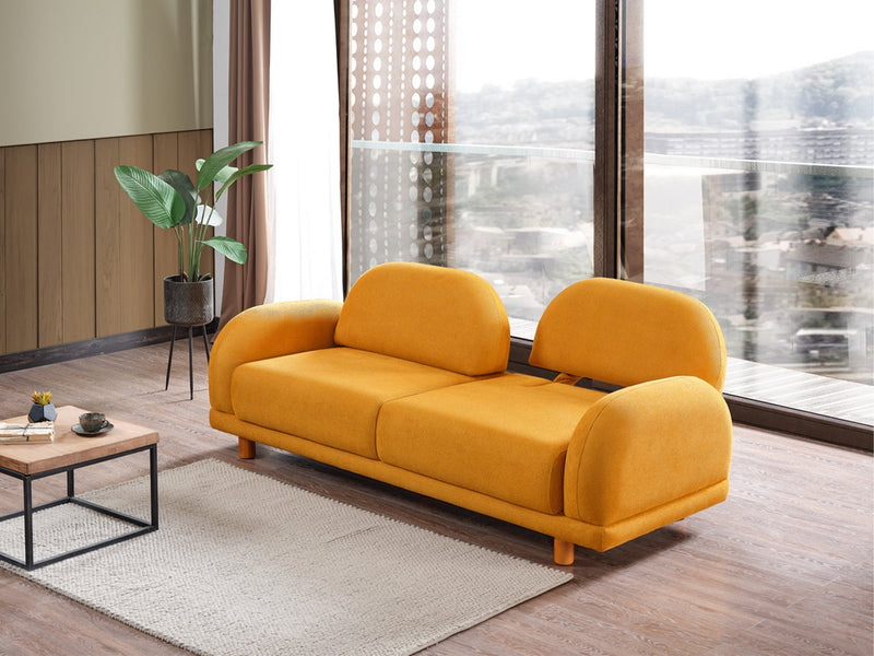 Bahama Convertible Sofa in Green - 200-ELIF-BAH-A182-3