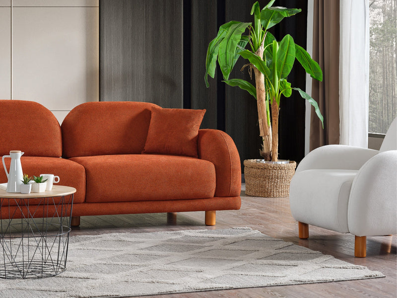 Bahama Convertible Sofa in Yellow - 200-ELIF-BAH-A180-3