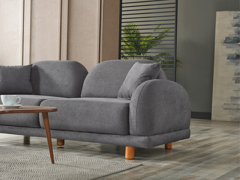 Bahama Convertible Sofa in Yellow - 200-ELIF-BAH-A180-3