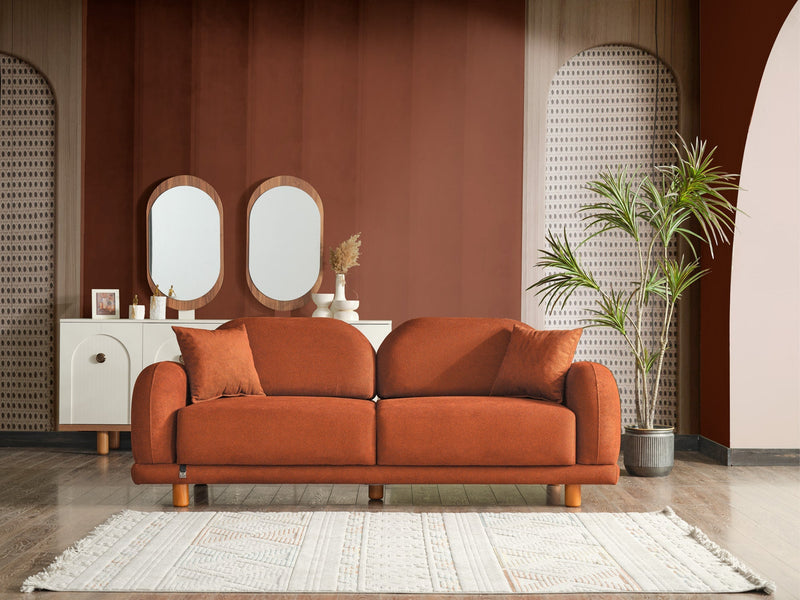 Bahama Convertible Sofa in Yellow - 200-ELIF-BAH-A180-3