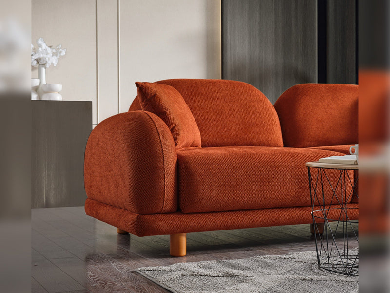 Bahama Convertible Sofa in Yellow - 200-ELIF-BAH-A180-3