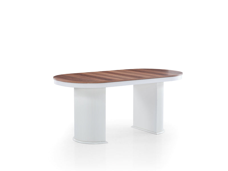 Bahama Diningroom (Consol With Mirror & Dining Table & 6 Dining Chair) - 115-BAH-DT-SET