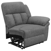 Bahrain 5-piece Power Home Theater Seating Charcoal - 609541PT