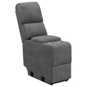 Bahrain 5-piece Power Home Theater Seating Charcoal - 609541PT
