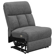 Bahrain 5-piece Power Home Theater Seating Charcoal - 609541PT