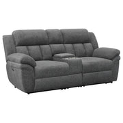 Bahrain Upholstered Power Loveseat Charcoal - 609542P