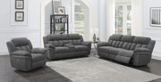 Bahrain Upholstered Power Loveseat Charcoal - 609542P