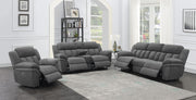Bahrain Upholstered Power Sofa Charcoal - 609541P