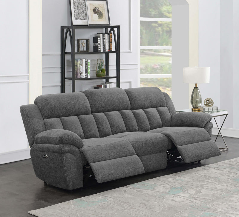 Bahrain Upholstered Power Sofa Charcoal - 609541P