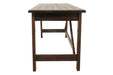 Baldridge Rustic Brown Home Office Desk - Gate FurnitureOffice Desks
