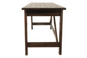 Baldridge Rustic Brown Home Office Desk - Lara FurnitureOffice Desks