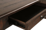 Baldridge Rustic Brown Home Office Desk - Lara FurnitureOffice Desks