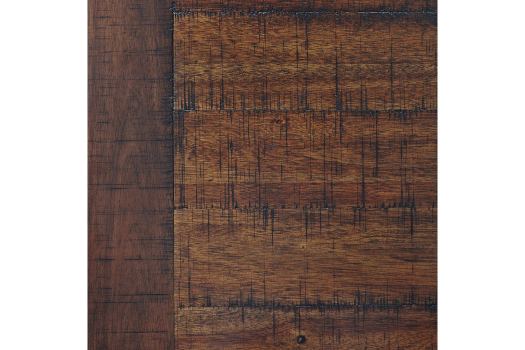 Baldridge Rustic Brown Home Office Desk - Gate FurnitureOffice Desks