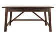 Baldridge Rustic Brown Home Office Desk - Gate FurnitureOffice Desks