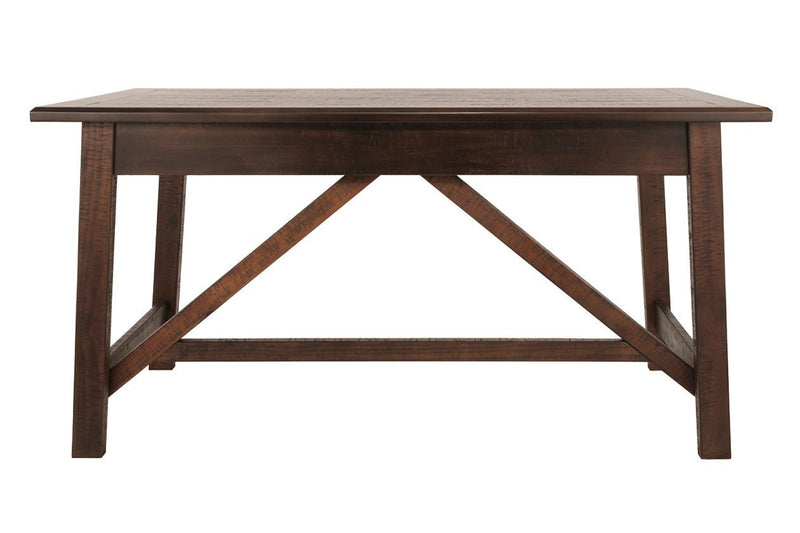 Baldridge Rustic Brown Home Office Desk - Lara FurnitureOffice Desks