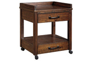 Baldridge Rustic Brown Printer Stand - Lara FurniturePrinter Stand