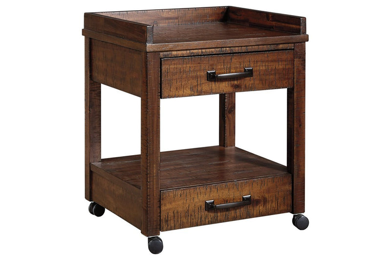 Baldridge Rustic Brown Printer Stand - Lara FurniturePrinter Stand