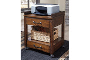 Baldridge Rustic Brown Printer Stand - Lara FurniturePrinter Stand