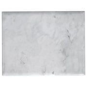 Baldwin Rectangular Marble Top Side Table White and Gold - 930091