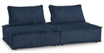 Bales Navy 2 - Piece Modular Seating - Gate FurnitureLoveseat