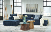 Bales Navy 4 - Piece Modular Seating - Lara FurnitureSectional