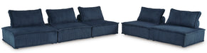 Bales Navy 5 - Piece Modular Seating - Gate FurnitureSectional