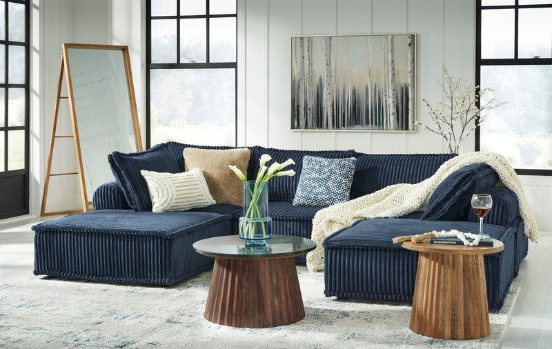 Bales Navy 5 - Piece Modular Seating - Lara FurnitureSectional