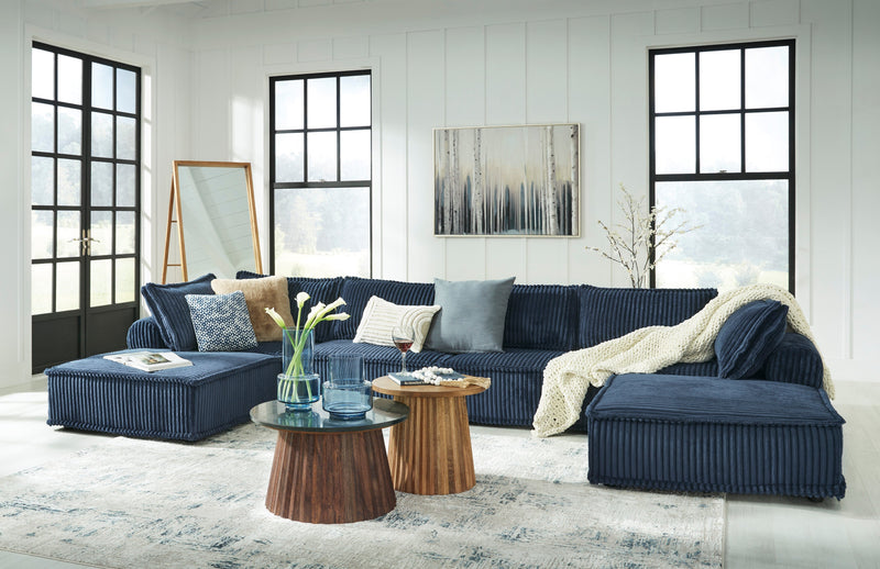 Bales Navy 6 - Piece Modular Seating - Lara FurnitureSectional