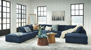 Bales Navy 7 - Piece Modular Seating - Lara FurnitureSectional