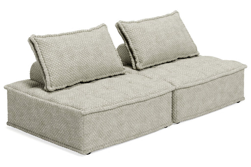 Bales Taupe 2 - Piece Modular Seating - Gate FurnitureLoveseat