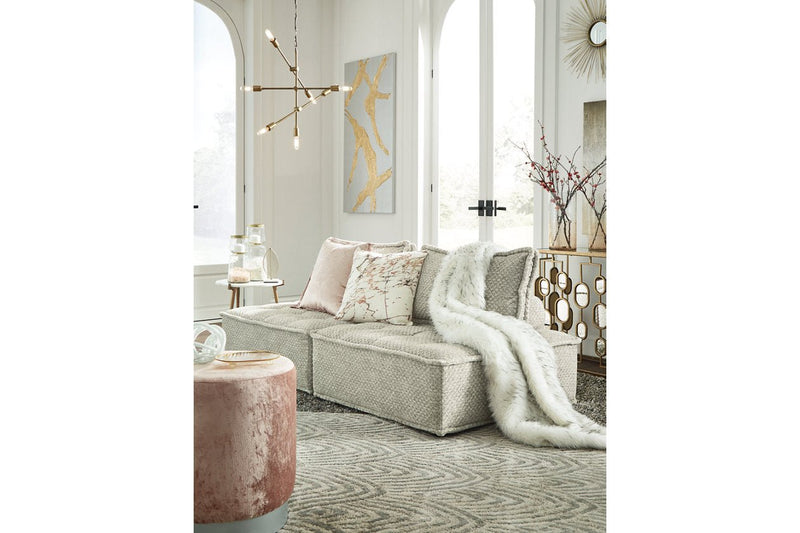 Bales Taupe 2 - Piece Modular Seating - Lara FurnitureLoveseat