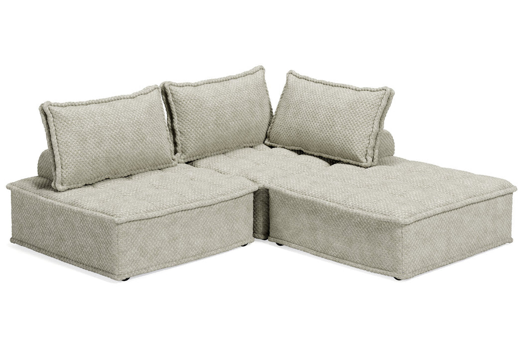 Bales Taupe 3 - Piece Modular Seating - Gate FurnitureSofa
