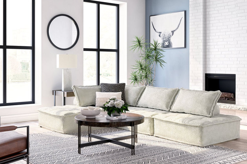 Bales Taupe 4 - Piece Modular Seating - Lara FurnitureSectional
