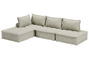 Bales Taupe 4 - Piece Modular Seating - Lara FurnitureSectional